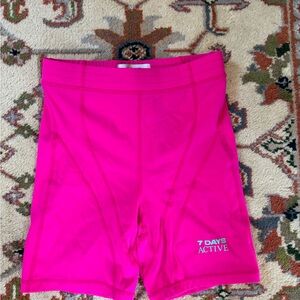 7 days active biker shorts small